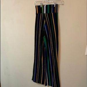 Striped Flare Party Pants